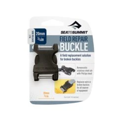 Sea To Summit Side Release Field Repair Buckle With Removable Pin -Sea To Summit 243 FieldRepairBuckle 20mm SideRelease 2Pin Packaged ForWeb