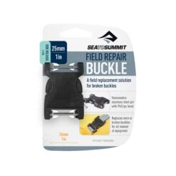 Sea To Summit Side Release Field Repair Buckle With Removable Pin -Sea To Summit 244 FieldRepairBuckle 25mm SideRelease 2Pin Packaged ForWeb