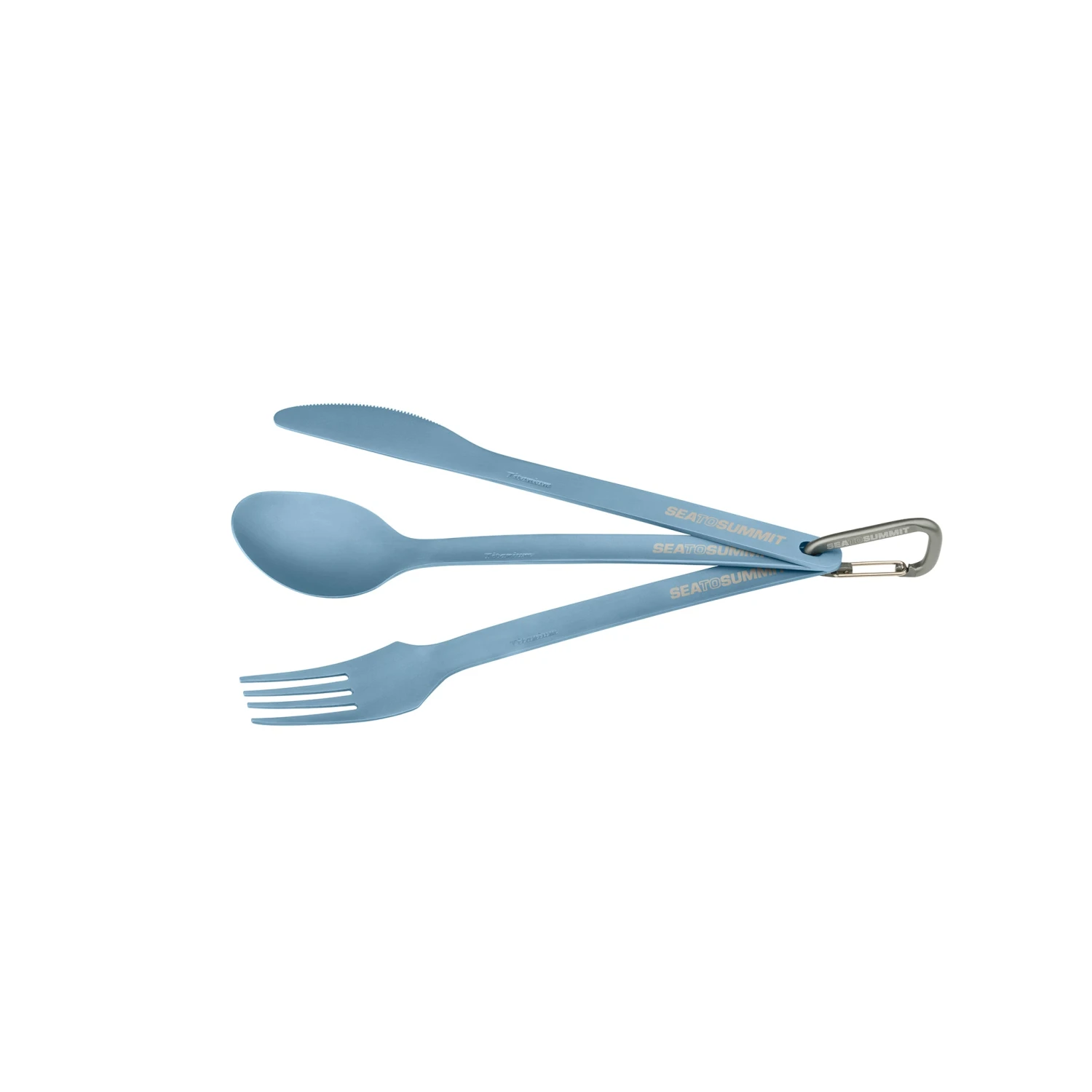 Sea To Summit Titanium Spoon, Fork & Knife Set 3 Sea To Summit Titanium Spoon, Fork & Knife Set