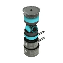 Sea To Summit Alpha 2 Pot Cook Set 4.2 -Sea To Summit Alpha Cookware Set 2 pots 4 bowls 4 cups 1