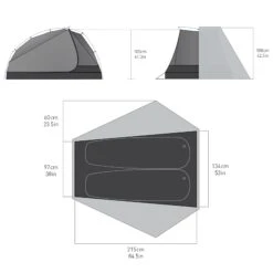 Sea To Summit Alto TR2 - Two Person Ultralight Tent 14 Sea To Summit Alto TR2 - Two Person Ultralight Tent -Sea To Summit AltoTR2Diagram