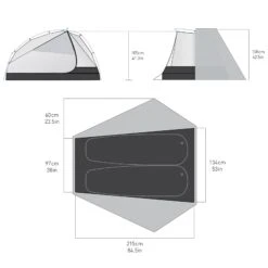 Sea To Summit Alto TR2 Plus - Two Person Ultralight Tent (3+ Season) 15 Sea To Summit Alto TR2 Plus - Two Person Ultralight Tent (3+ Season) -Sea To Summit AltoTR2PlusDiagram