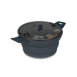 Sea To Summit X-Pot 15 Sea To Summit X-Pot -Sea To Summit Collapsible camp cookware pot charcoal 2.8liter