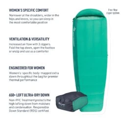 Sea To Summit Journey Women's Down Sleeping Bag (30°F & 18°F) -Sea To Summit JourneySleepingBagFeatures