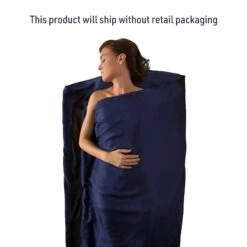 Sea To Summit Premium Silk Travel Liner -Sea To Summit PremiumSilkTravelLinerRectangular NavyBlue