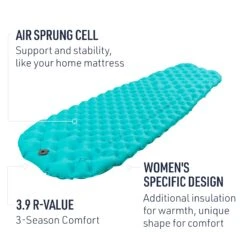 Sea To Summit Women's Comfort Light Insulated Air Sleeping Mat -Sea To Summit STS 13 Sideview c7fcd6c0 340a 4c4f 8f63 1cbb006242ba