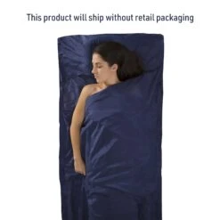 Sea To Summit Silk-Cotton Blend Travel Liner -Sea To Summit SilkCottonBlendTravelLinerTravellerwithPillowInsert NavyBlue