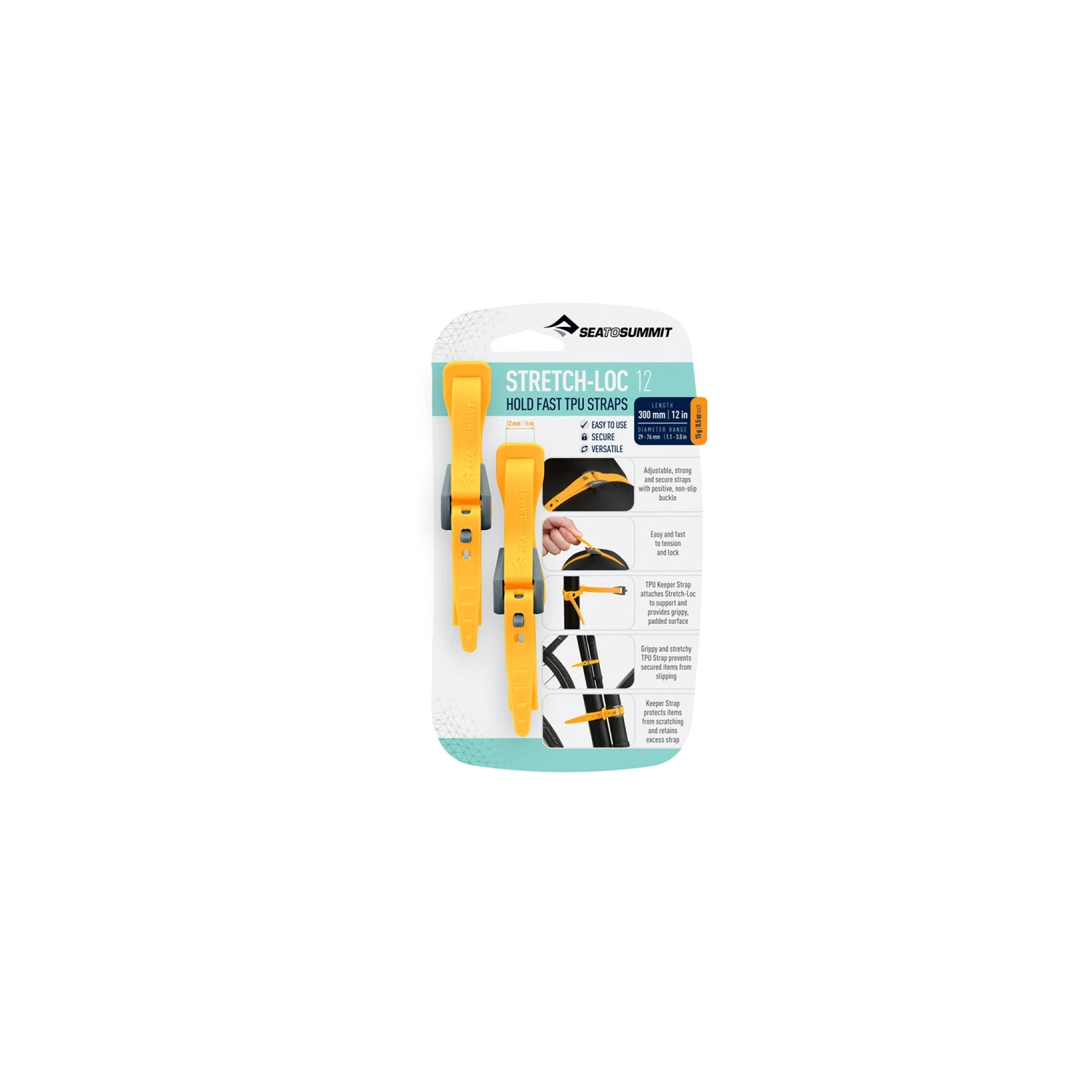Sea To Summit Stretch-Loc TPU Straps (2 Pack) 15 Sea To Summit Stretch-Loc TPU Straps (2 Pack) - Image 13