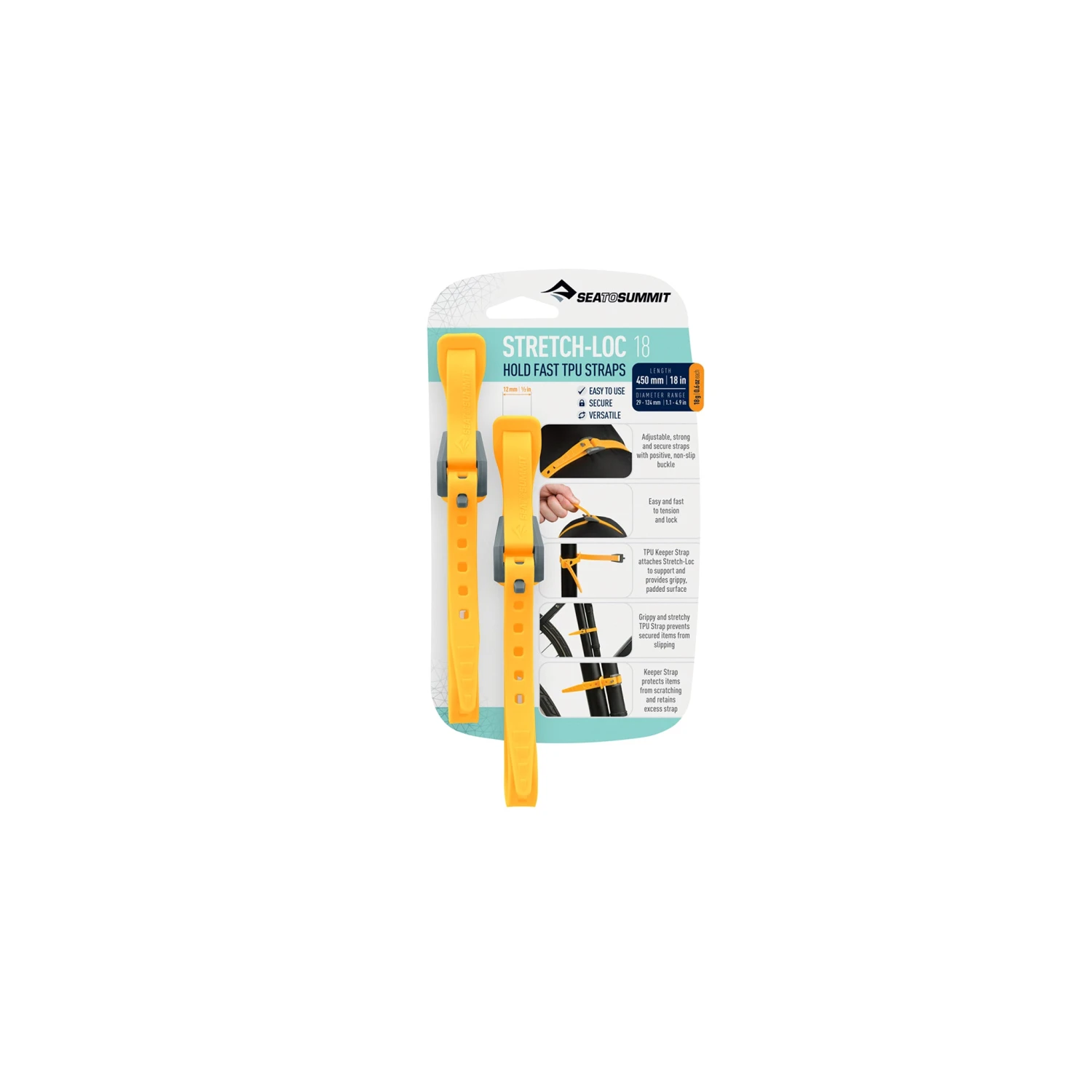 Sea To Summit Stretch-Loc TPU Straps (2 Pack) 17 Sea To Summit Stretch-Loc TPU Straps (2 Pack) - Image 15