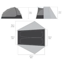 Sea To Summit Telos TR2 - Two Person Freestanding Tent -Sea To Summit TelosTR2Diagram