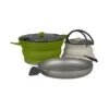 Sea To Summit X-Set 32 -Sea To Summit collapsible backpacking cookware set large pot pan kettle